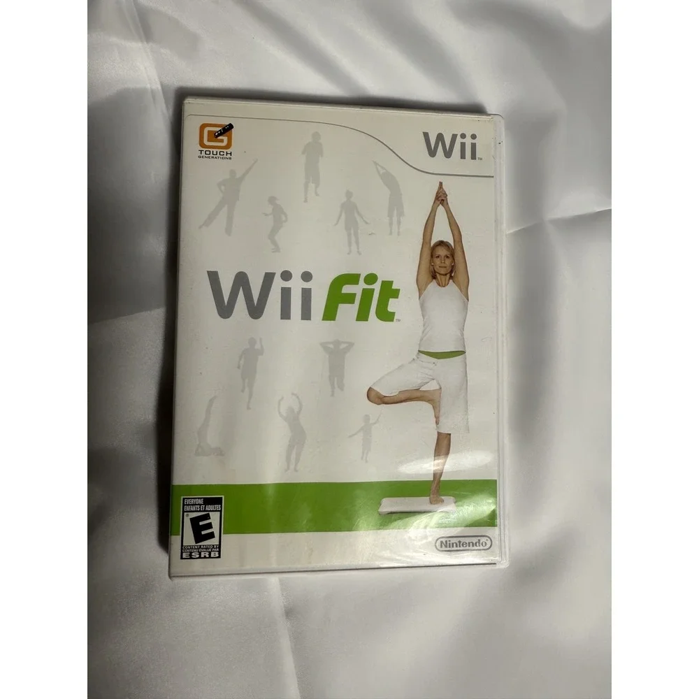 Nintendo Wii Fit Video GAME ONLY Balance Strength Flexibility Disc & Manual